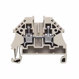 魏德米勒 直通型接线端子,螺钉联接,4mm,500V,32A,深褐；WDU 4N