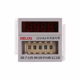 德力西电气 数显式时间继电器；JSS48A-11 0.01-99H99M AC220V