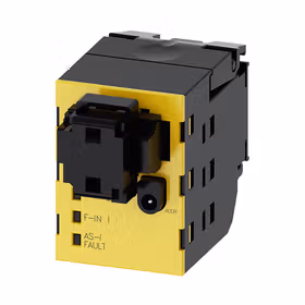 西门子 AS-Interface模块 2个安全输入 黑色 绝缘置换方法 用于前面板安装；3SU14001EA104AA0