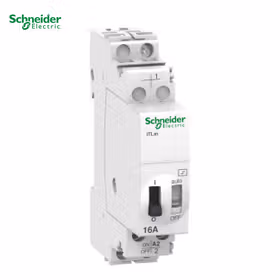 施耐德电气 带锁存命令的脉冲开关；iTLm 16A 1NO 230...240Vac 50-60HZ