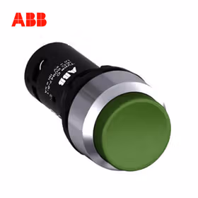 ABB CP3凸头复位型按钮,绿色；CP3-30G-11