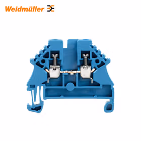 魏德米勒 直通型接线端子,螺钉联接,2.5mm,500V,24A,蓝色；WDU 2.5N BL