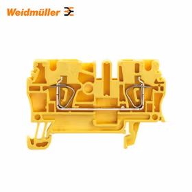 魏德米勒 直通型接线端子,弹片联接,2.5mm,800V,24A,深褐；ZDU 2.5 GE