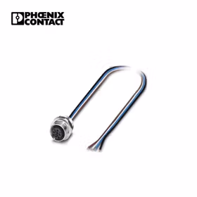 菲尼克斯 传感器/执行器孔式插座；SACC-E-M12FS-4CON-PG 9/0,5 VA