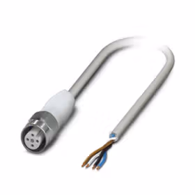 菲尼克斯 传感器/执行器电缆；SAC-4P-5,0-600/M12FS HD