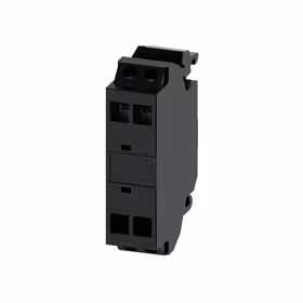 西门子 支点端子,黑色,弹簧型端子连接,用于前面板安装；3SU14001DA103AA0