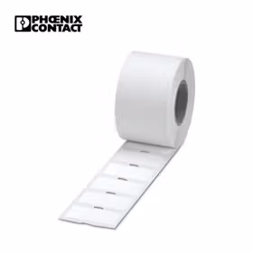 菲尼克斯 标识,盘卷,白色,未标记,背胶固定,标识区域大小:51x25mm；EML (51X25)R