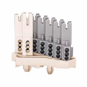 万可(WAGO) 孔型连接器,带有固定销钉和地线终端；267-163