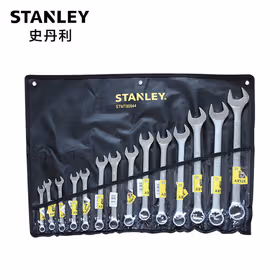 史丹利 14件B系列梅花开口两用扳手组套10-32mm；STMT80944-8