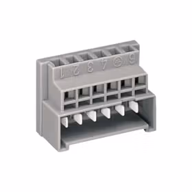 万可(WAGO) 针型连接器,6极,灰色；730-116