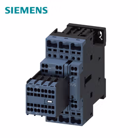 西门子 功率接触器,9A,4kW,2NO+2NC,110VAC,50/60Hz,3极,尺寸S0,弹簧型端子连接辅助开关可松开；3RT20232AG24