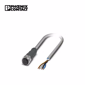 菲尼克斯 传感器/执行器电缆；SAC-4P-5,0-E20/M12FS