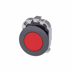 西门子 按钮,30mm,金属,亚光,红色,键控式；3SU10600JB200AA0
