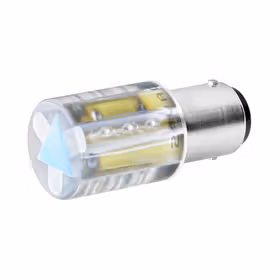 西门子 LED,底座BA15d,透明,24VAC/DC,附件,用于信号灯柱,直径为50mm和70mm；8WD44286XE