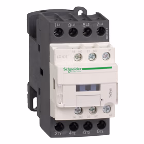 施耐德电气 国产TeSys D系列四极接触器,12A,220VDC；LC1DT25MDC