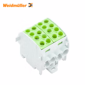 魏德米勒 W系列,接线板,额定横截面:螺钉联接,TS35；WPD 202 4x35/4x25 GN