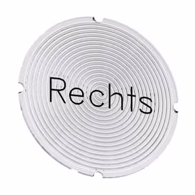 西门子 铭板适用于发光按钮,圆形,乳白色,带黑色文字,带标记：右；3SU19000AB710AH0