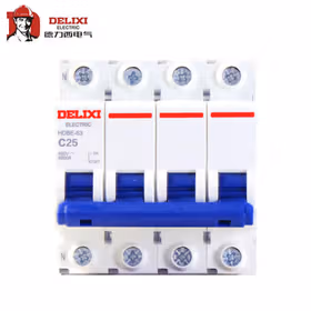 德力西电气 HDBE-63小型断路器；HDBE-63 C型 3P+N 63A
