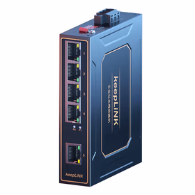 keepLINK 友联KP-9000-35-5GP PoE工业交换机5口千兆非管理型导轨式