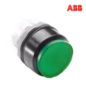 ABB 凸钮凸头自锁按钮操作头部（带灯型）,绿色；MP4-11G