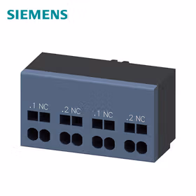 西门子 辅助开关2个常闭触点控制电路接口：弹簧型接口；3RA69122A