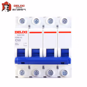 德力西电气 HDBE-63小型断路器；HDBE-63 C型 4P 20A