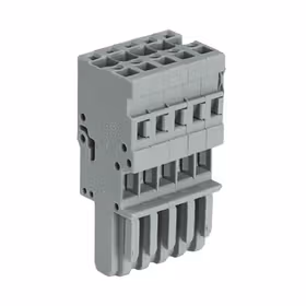 万可(WAGO) 1线孔型插头,4mm,额定电流32A,弹簧连接,9极；769-109