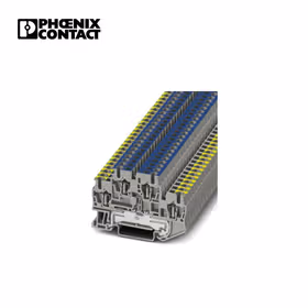 菲尼克斯 带保护性导线支脚的双层端子；STTB 2,5-PE/N