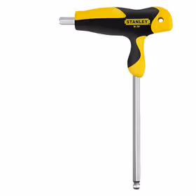 史丹利 公制T形球头内六角扳手5mm；94-287