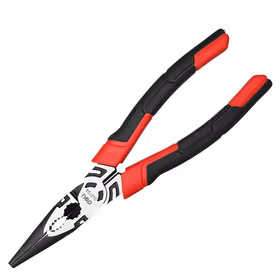 得力 专业级德式尖嘴钳省力型铬钒钢   8寸；DL0104(新旧交替，随机发货)