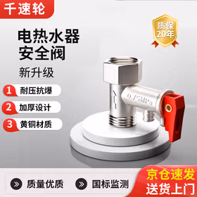 千速轮铜体电热水器通用安全阀1.0mpa泄压减压止回配件铜材质专业制造