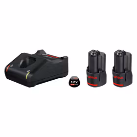 博世 充电器电池套装 2电1充 12V/2.0Ah；2x GBA 12V 2.0Ah + GAL 12V-40