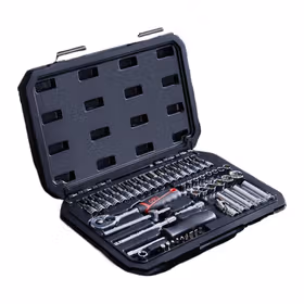 得力 52件6.3mm系列套筒组套   52件；DQ01052