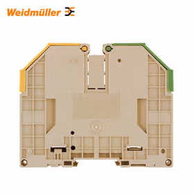 魏德米勒 接地型接线端子,螺钉联接,95mm,11400A(95mm),绿/黄；WPE 70/95