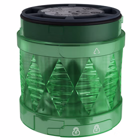 施耐德电气 LED单色发光单元-闪烁-绿-24V；XVUC43