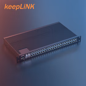 keepLINK 友联KP-9000-65-4XG48GT-HR 非管理型4万兆光48千兆电工业以太网交换机1U机架式