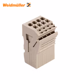 魏德米勒 Z系列,接线端子,耦合,额定横截面:2.5mm,插拔联接,米色,直接安装；ZPS 2.5/1AN/QV/4