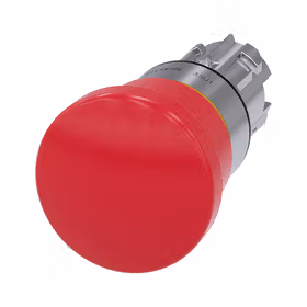 西门子 蘑菇头急停按钮,22mm,金属,高光,红色,40mm,强制锁定,拉动释放机构；3SU10501HA200AA0