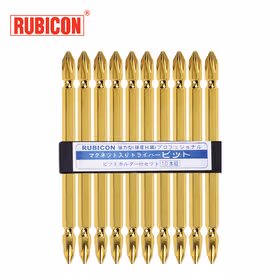 罗宾汉(RUBICON) 双头十字风批咀(金色),#2X#2,110mm；GW-10-110