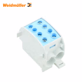 魏德米勒 W系列,接线板,额定横截面:螺钉联接,TS35；WPD 103 2X70/2X50 BL