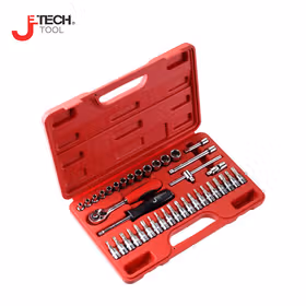 捷科(jetech) 39件6.3mm(1/4")公制综合套筒组套；SK1/4-39SP