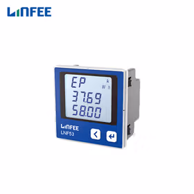 领菲（LINFEE）三相多功能电测仪表；LNF53 AC380V 1A 相