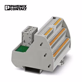 菲尼克斯 VARIOFACE模块,带有2条均压等电位汇流条,可安装在NS35导轨上,模块宽度:97.7mm；VIP-3/PT/PDM-2/48