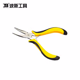 波斯 镍铁合金迷你弯嘴钳5寸；BS193057