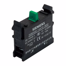 西门子 触点块执行器组件带1个触点元件螺丝端子,1个常开触点；3SB69C10