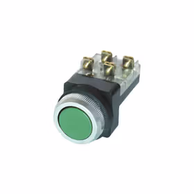 天得/tend &phi;30mm圆形平头按钮1NO+1NC(红)；TBF-301R