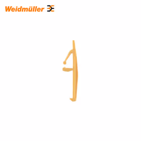魏德米勒 接线端子附件,Z系列,锁定夹,黄色,15mm；ZVR ZPS2.5