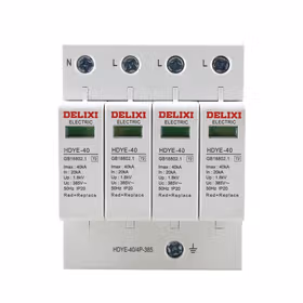 德力西电气 HDYE浪涌保护器；HDYE-40 4P 385V