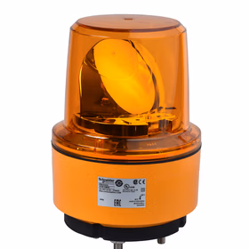 施耐德电气 旋转声光报警器，不带蜂鸣器，直径130mm，24 VAC/DC，橙色；XVR13B05