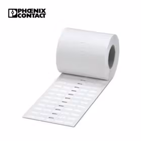菲尼克斯 标识,盘卷,白色,未标记,背胶固定,标识区域大小:16x7mm；EML (16X7)R